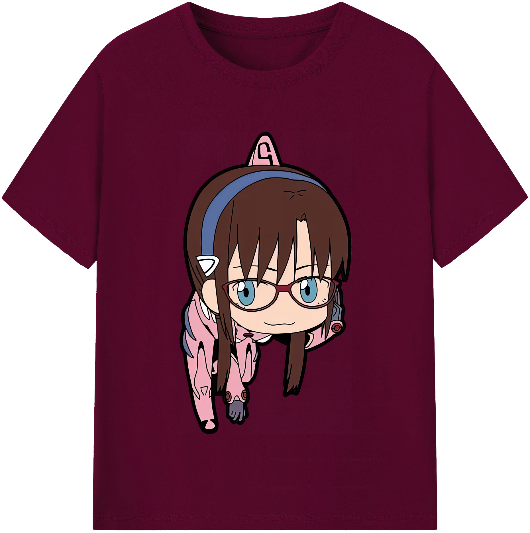 （画像用） EVA 新世紀エヴァンゲリオン レディースカジュアルプリントTシャツ（綿100％）